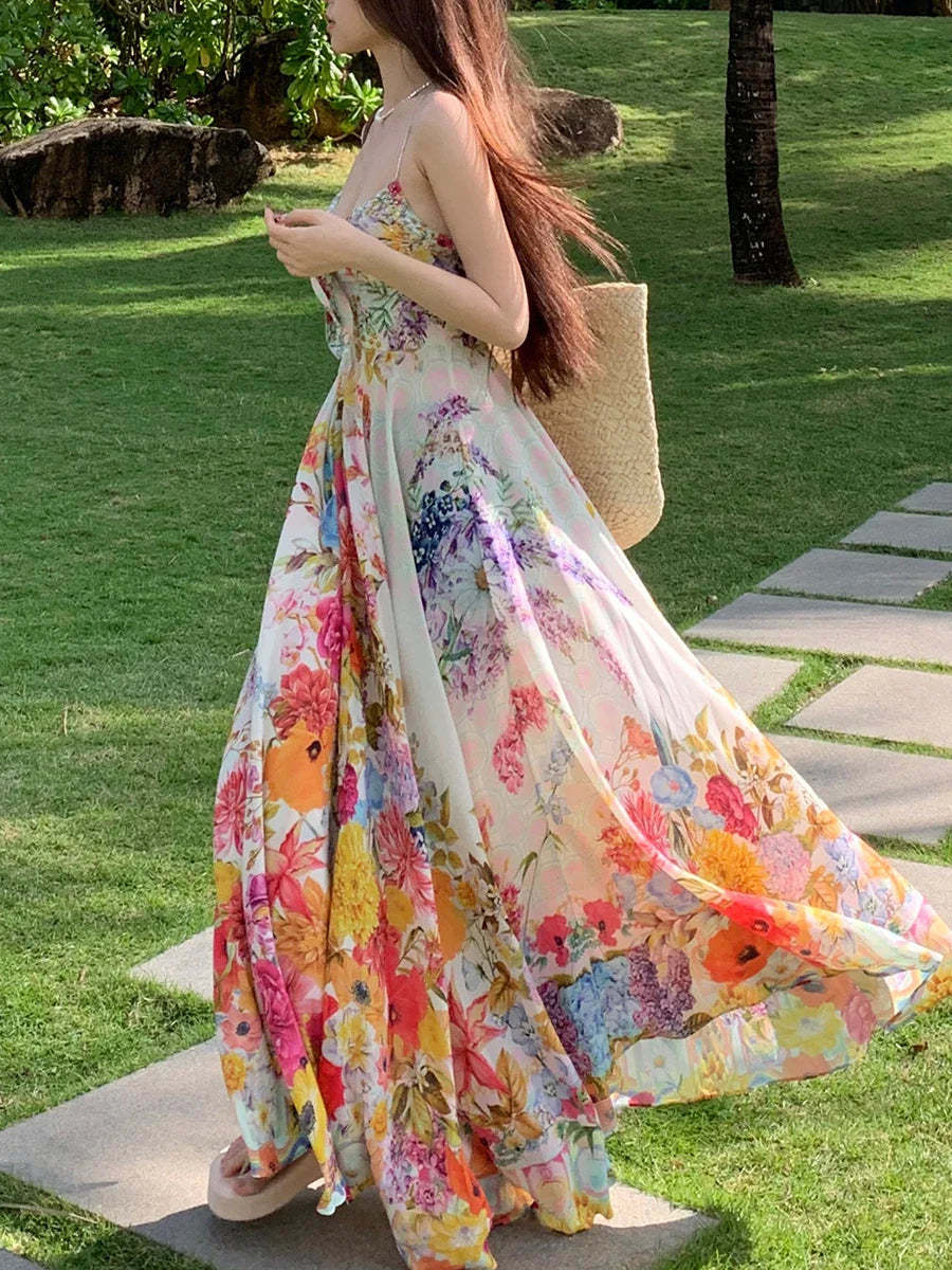 Boho Floral Summer Dress