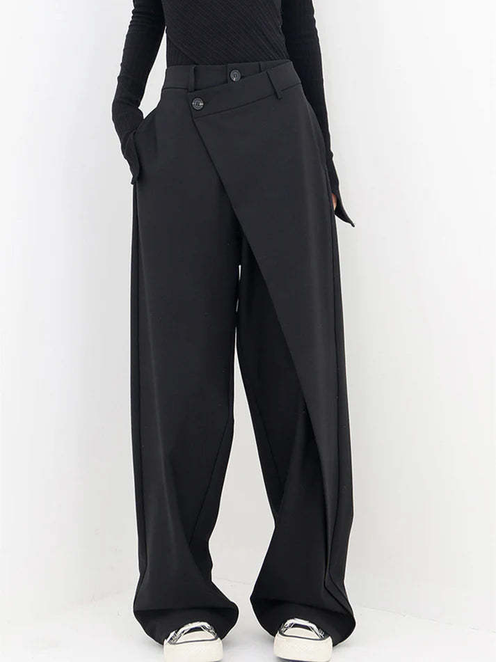 Women's Versatile Asymmetrical Baggy Pants