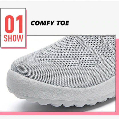 Orthopedic Shoes For Men Stretchable Fit Foam Cushion Slip-ons Mesh Summer Fall 2023