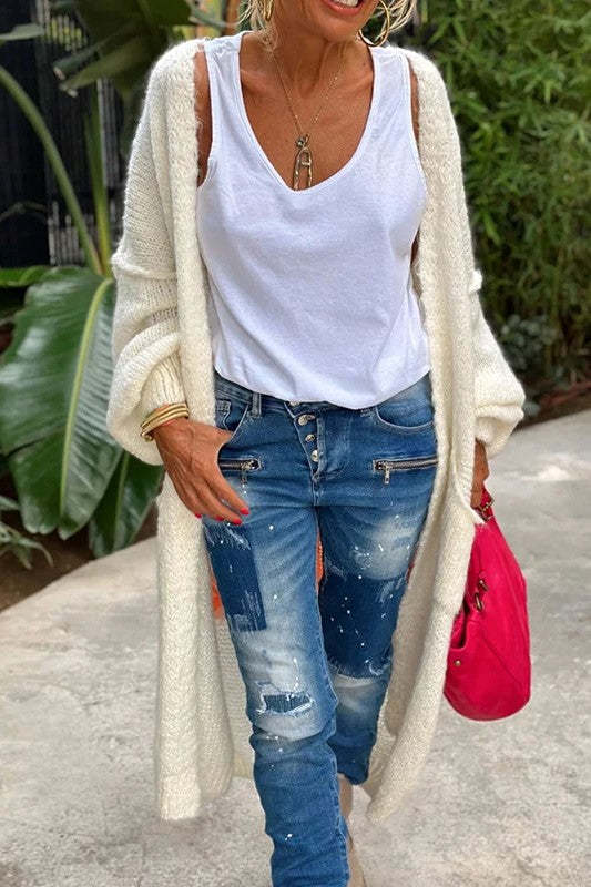 Long Knitted Cardigan