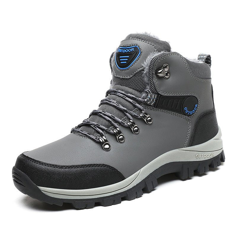Orthopedic Boots for Men Warm Plus Hiking Lace-up Boots