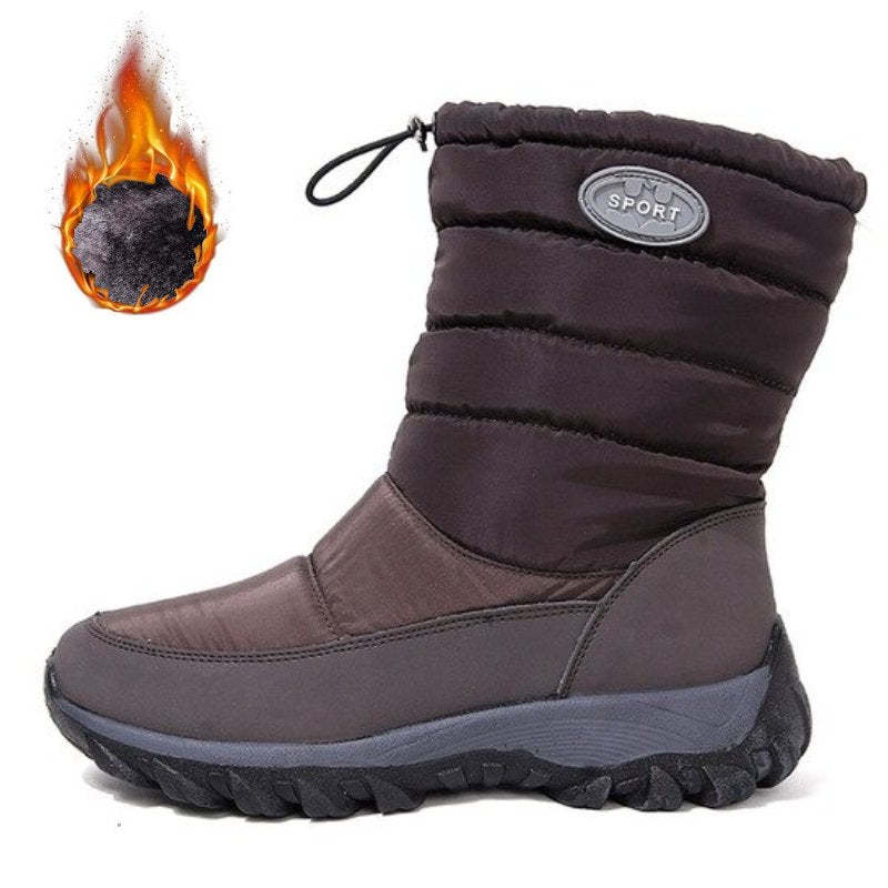 Women Waterproof Snow Boots Warm Orthopedic Shoes