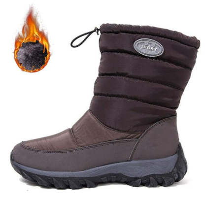 Women Waterproof Snow Boots Warm Orthopedic Shoes
