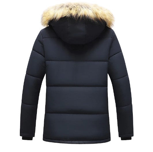 Winter Parka With Detachable Hood