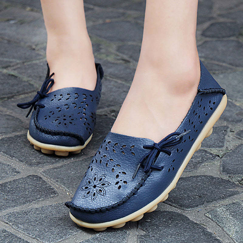 Discover Style and Comfort with New Hollow Leather Casual Shoes