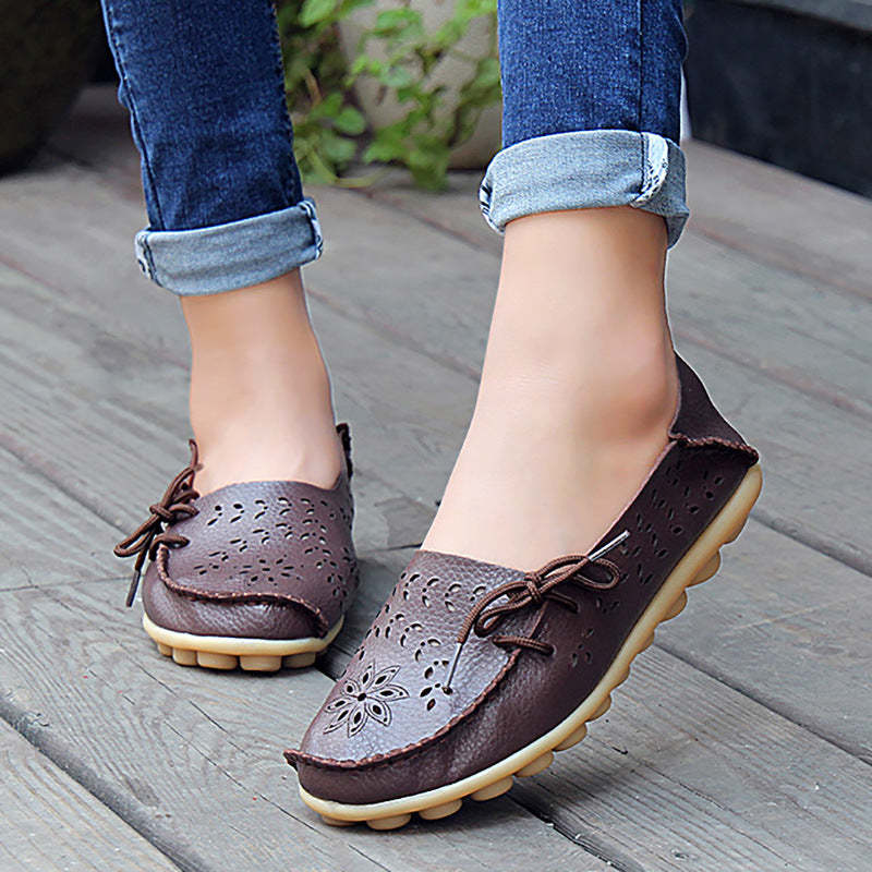 Discover Style and Comfort with New Hollow Leather Casual Shoes