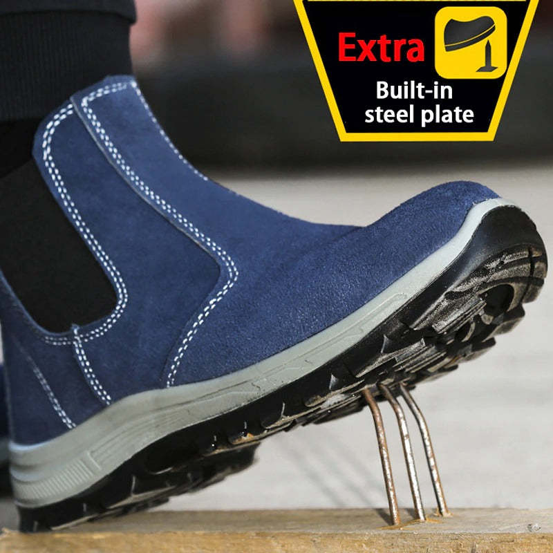 Men Boots Winter Keep Warm Fur Lined Orthopedic Shoes