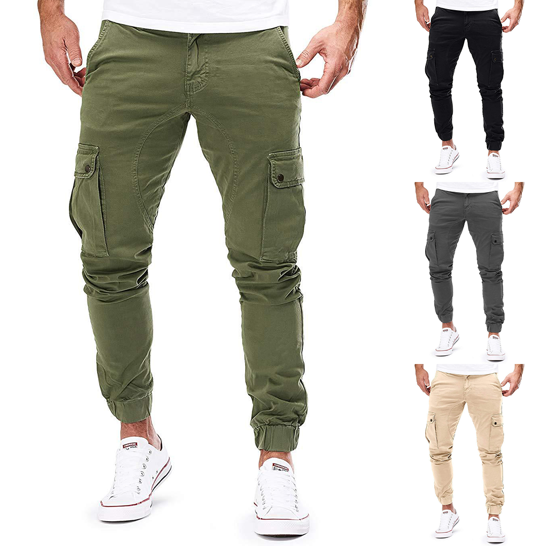 Double Pocket Cargo Trousers for Men