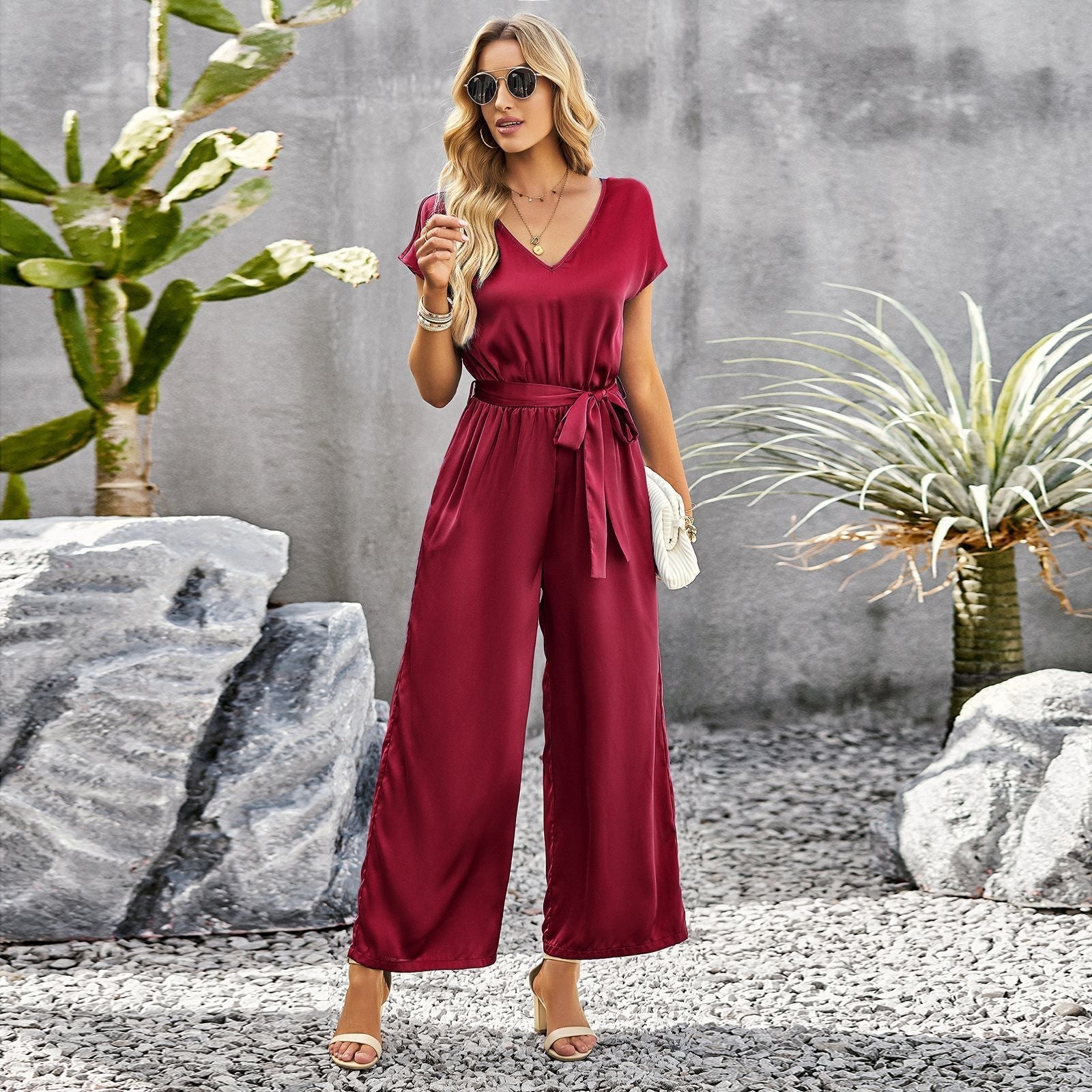 Women's Wide Leg Jumpsuit
