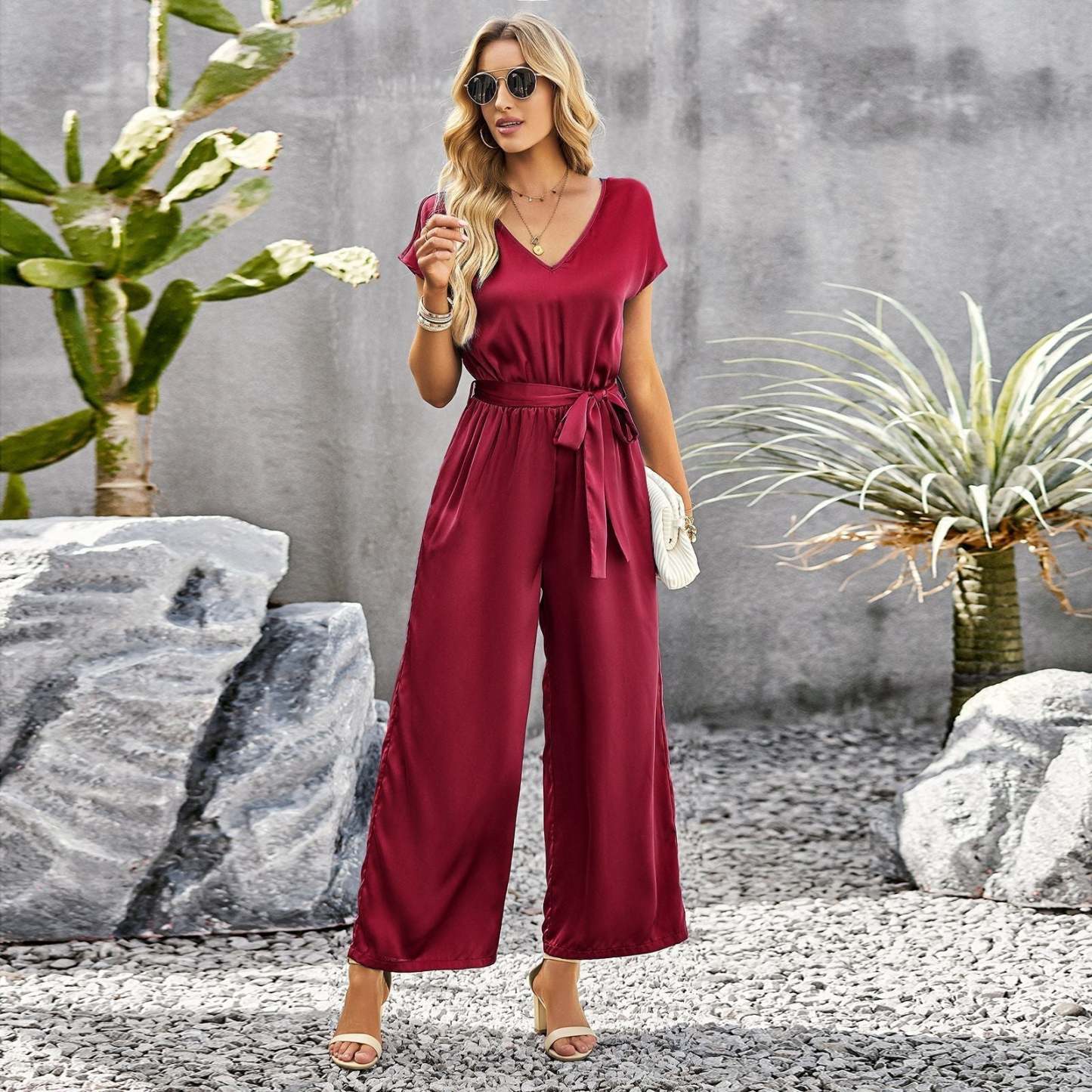 Women's Wide Leg Jumpsuit