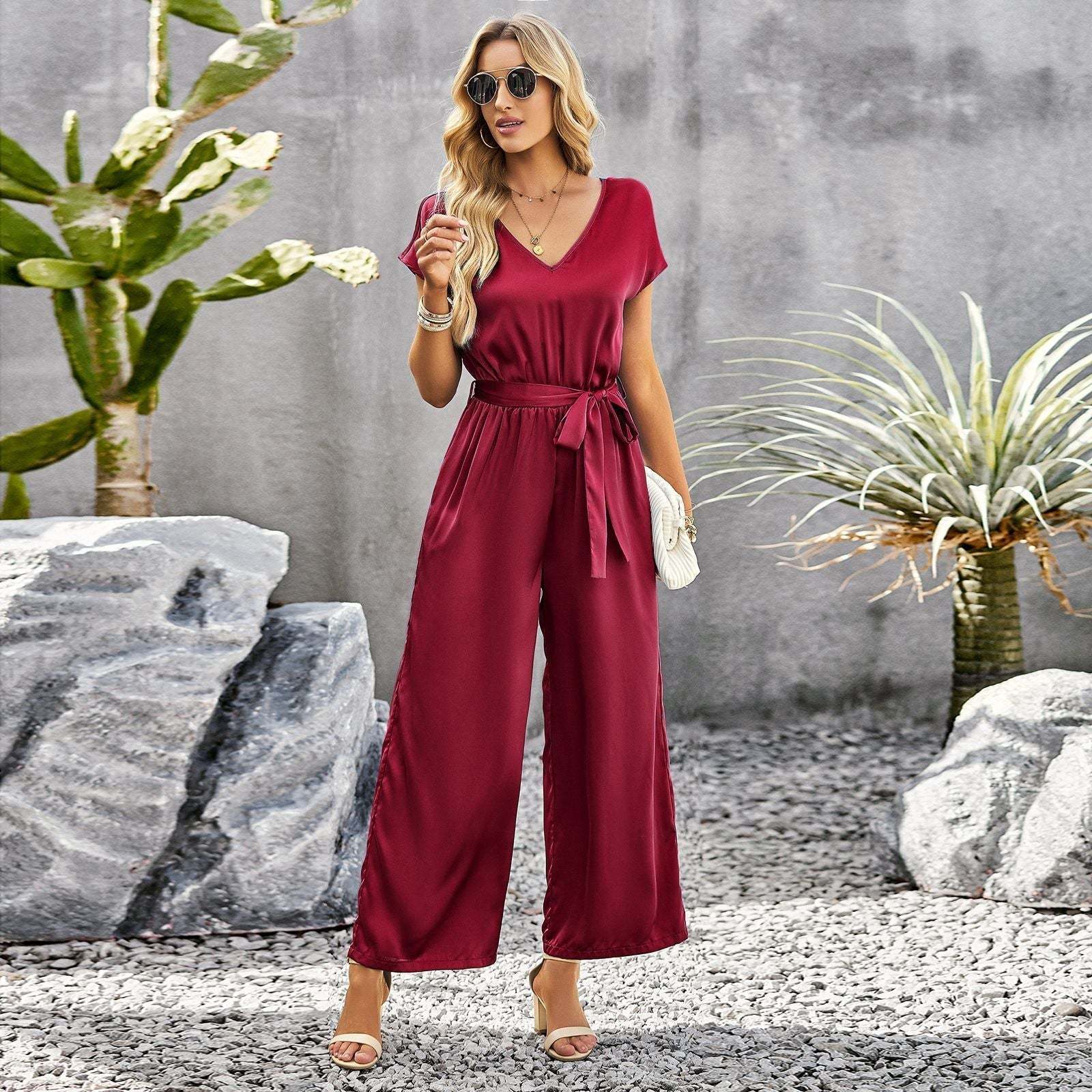 Women's Wide Leg Jumpsuit