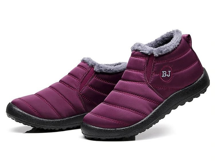 Winter Snow Boots For Women & Men - Warm Ankle Boots Slip On