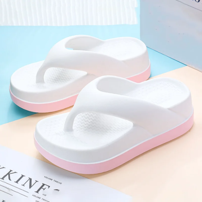 Women's Comfortable Platform Flip Flops Non-slip Outdoor