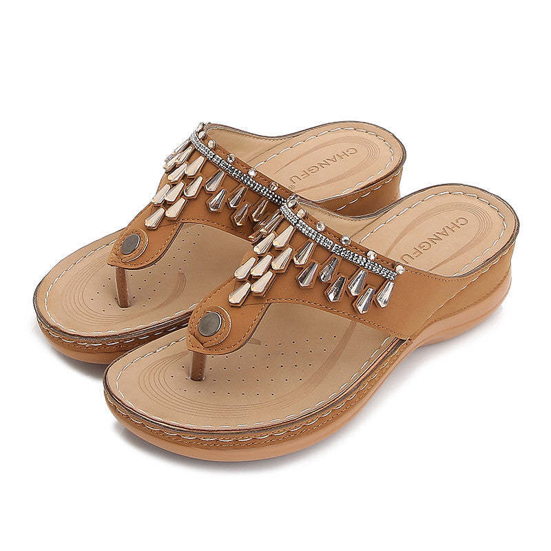 Lightweight Rhinestone Non-Slip Sandals