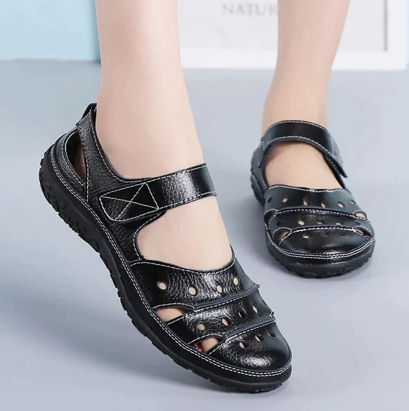 Comfortable walking Sandals Braided Vintage Flat Sandals