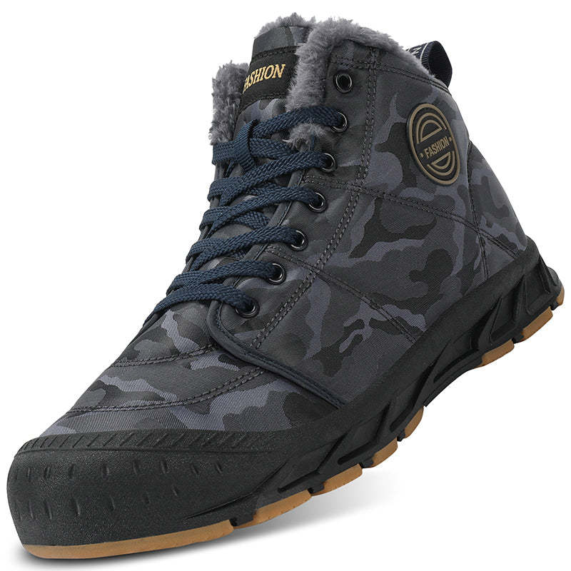 Ankle Boots For Men Thick Sole Winter Orthopedic Shoes