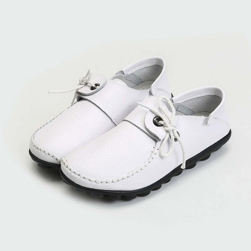 Flat Beef Tendon Low Top Casual Shoes