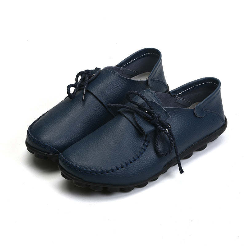 Flat Beef Tendon Low Top Casual Shoes