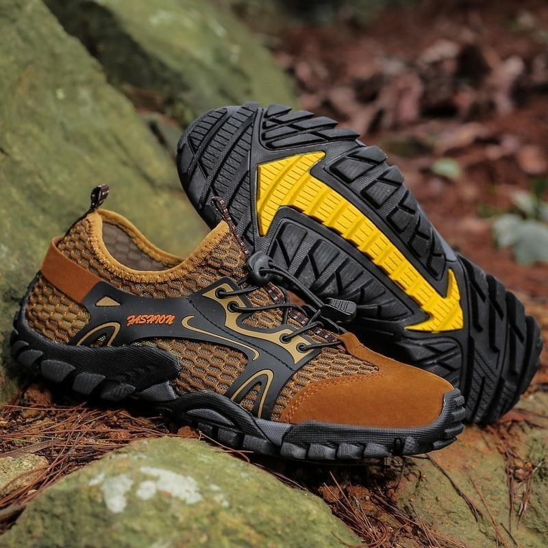 Mesh Quick Dry Water Shoes For Men Lightweight Outdoor Hiking Walking