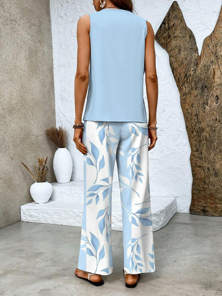 Summer Tops and Pants Set