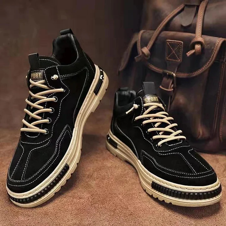 Crusty Leather Work Boots