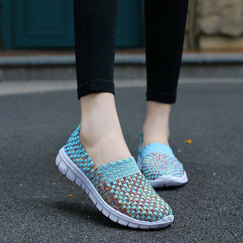 Comfortable Flat Woven Casual Shoes