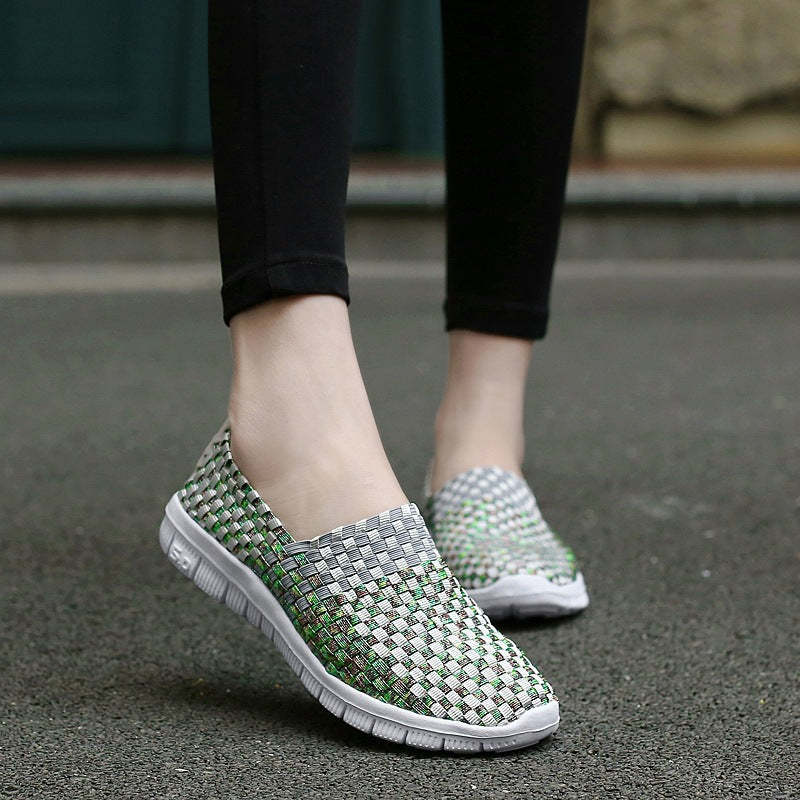 Comfortable Flat Woven Casual Shoes