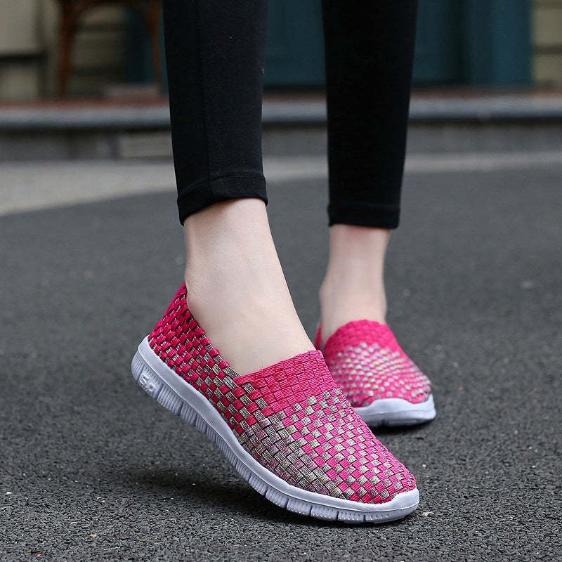 Comfortable Flat Woven Casual Shoes