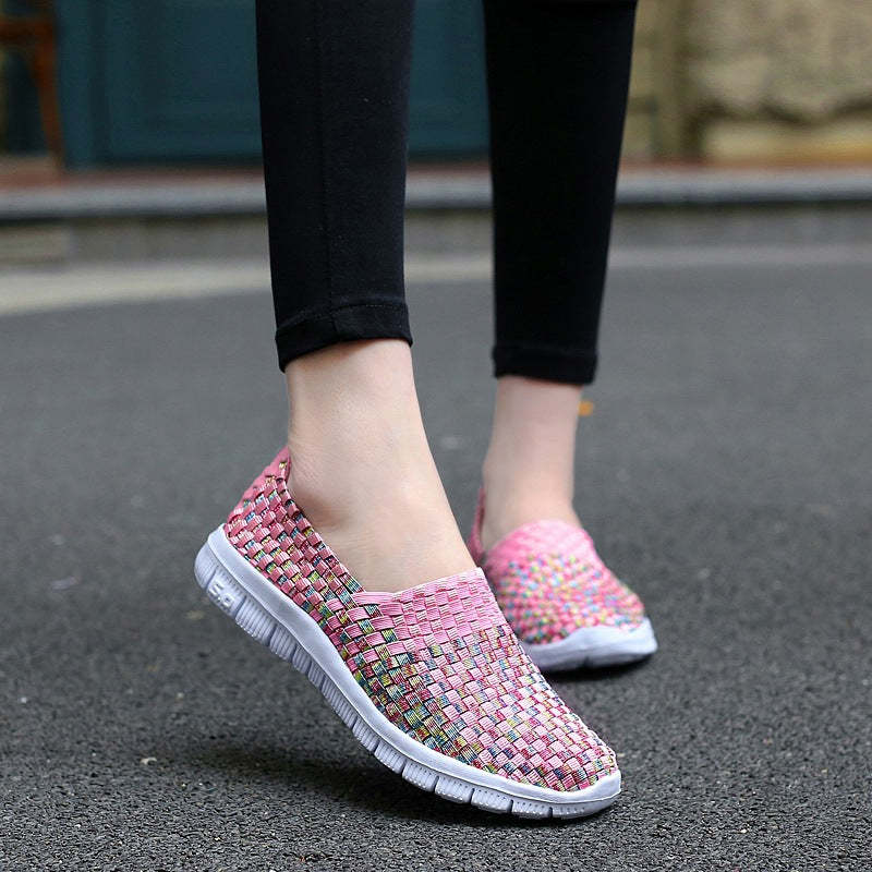 Comfortable Flat Woven Casual Shoes