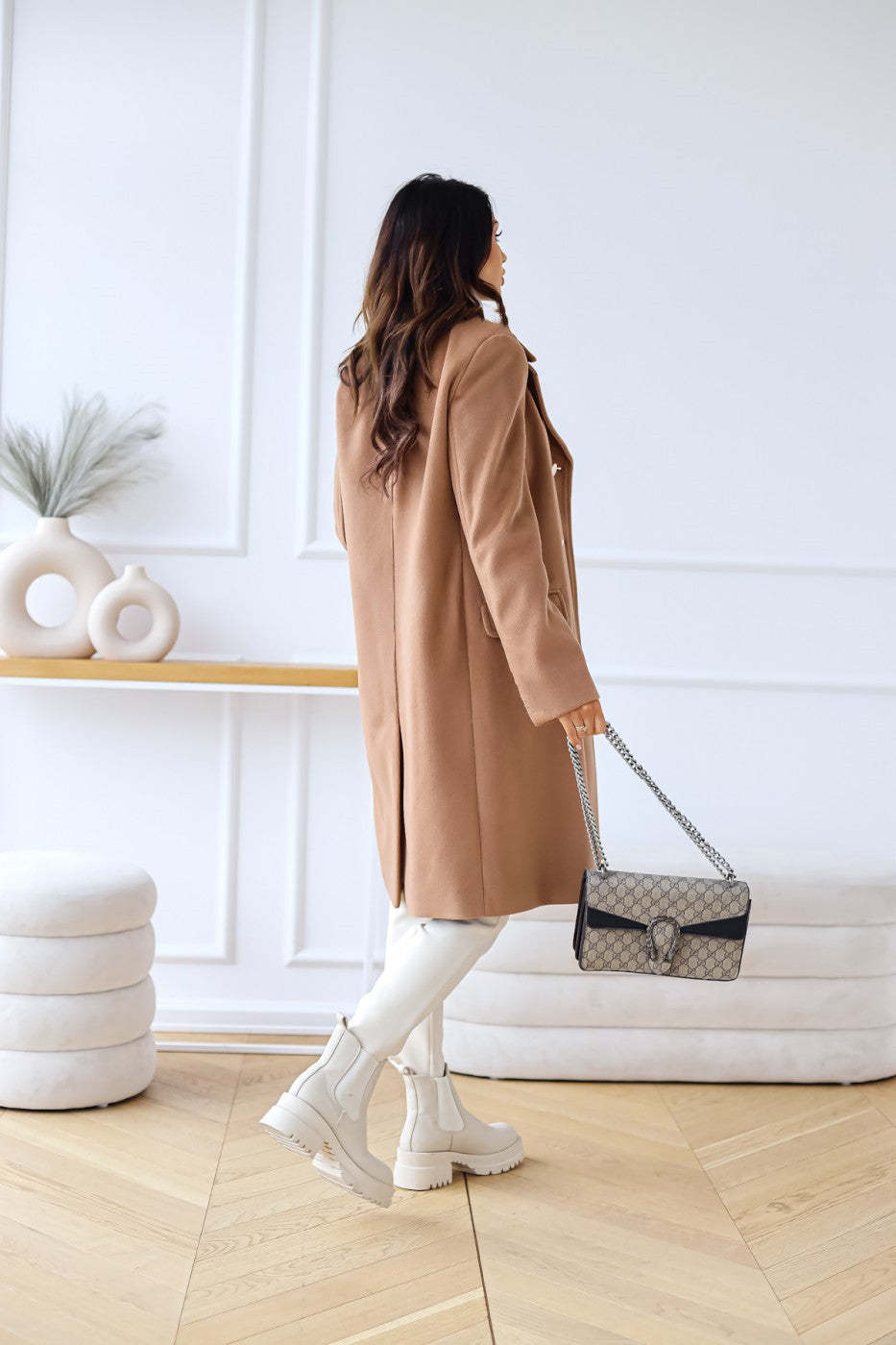 Breasted Wool Coat