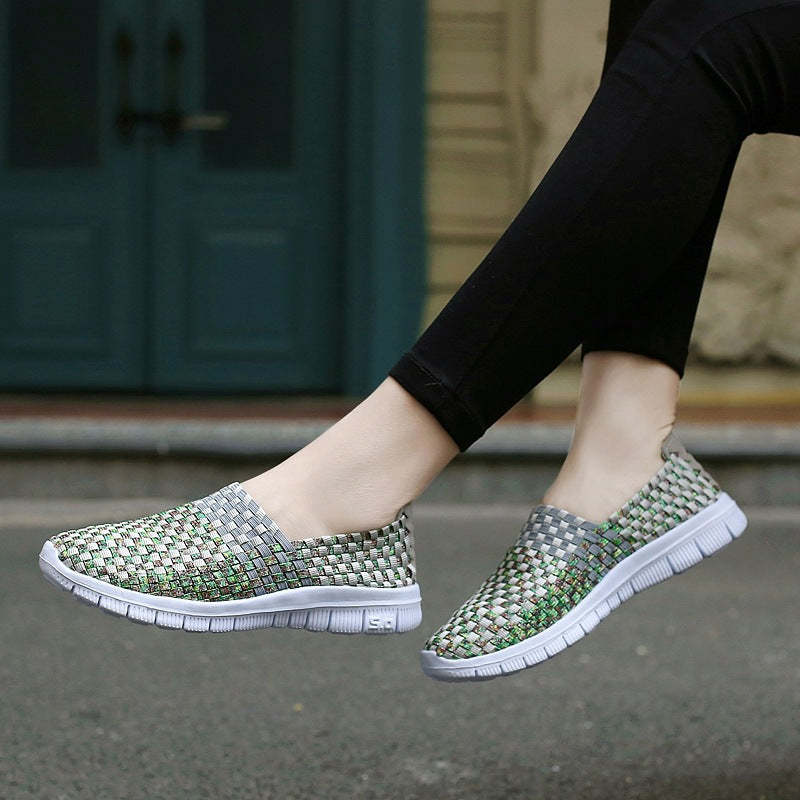 Comfortable Flat Woven Casual Shoes