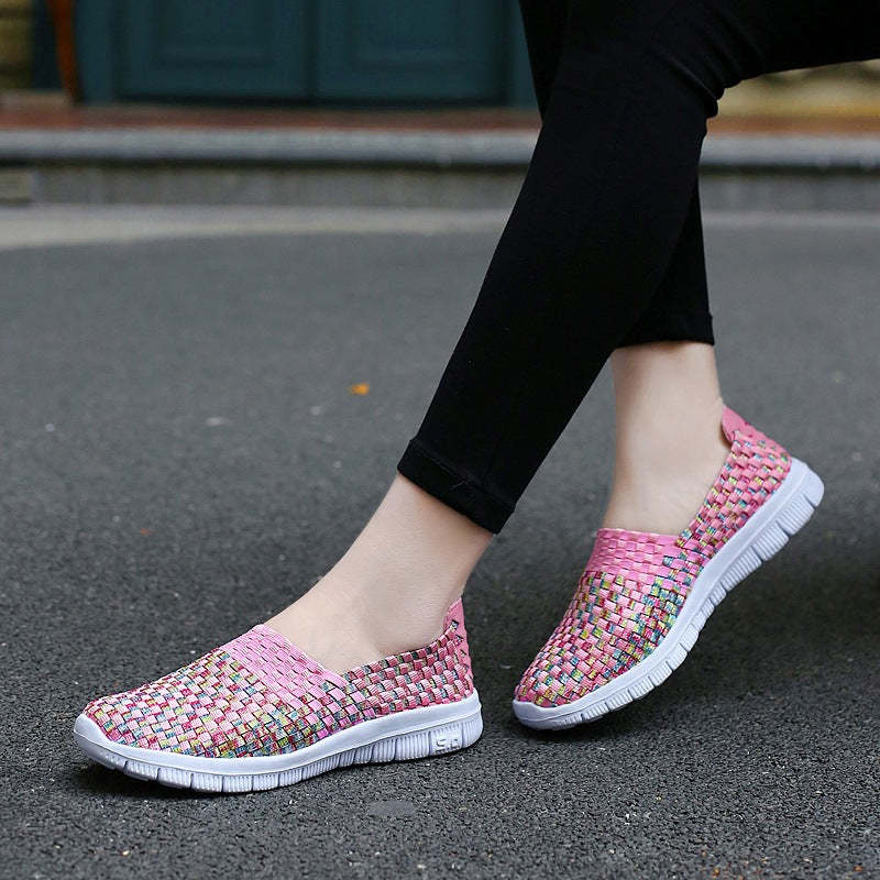 Comfortable Flat Woven Casual Shoes