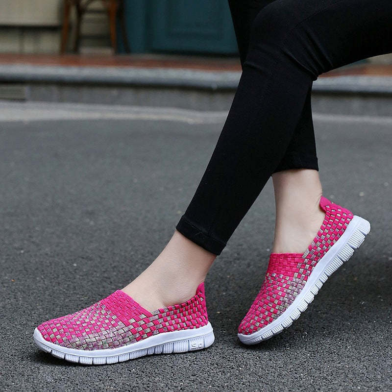 Comfortable Flat Woven Casual Shoes