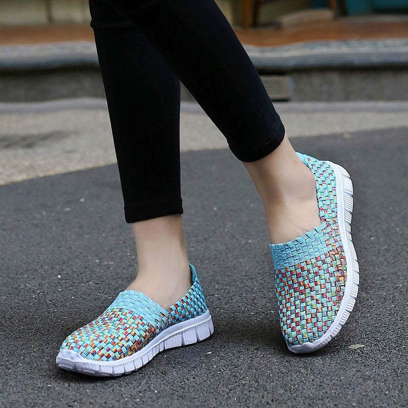 Comfortable Flat Woven Casual Shoes
