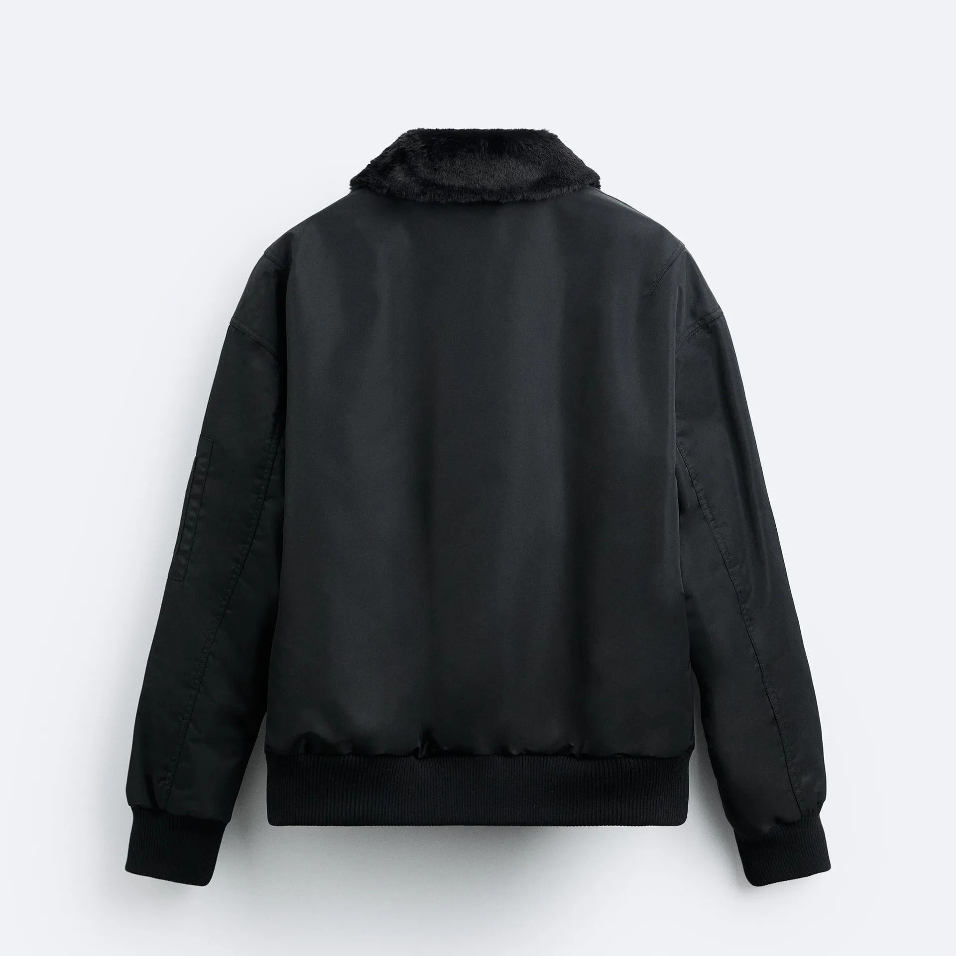 Men's Sherpa Collar Bomber Jacket