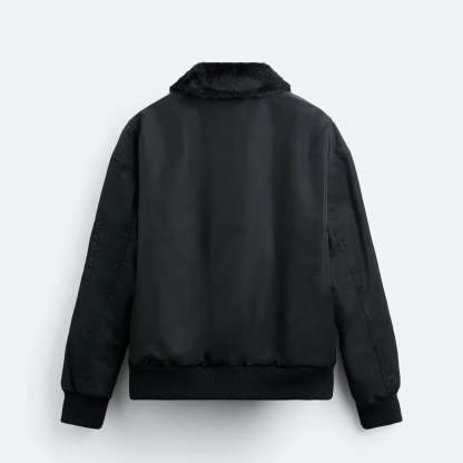 Men's Sherpa Collar Bomber Jacket