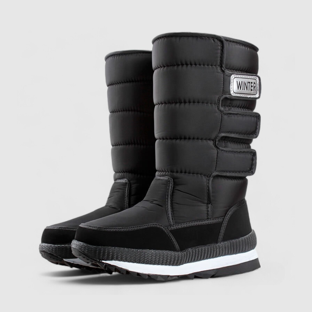 Men's Warm Snow Waterproof Boots Thick Plush Non-Slip Platform