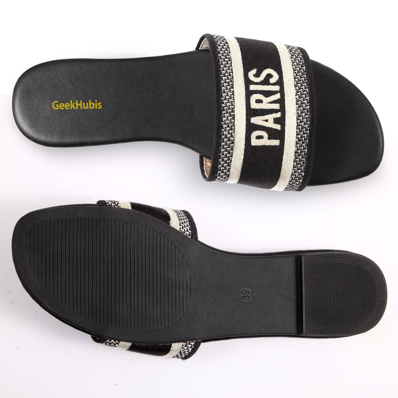 Casual Beach Flat Slide Sandal - PARIS
