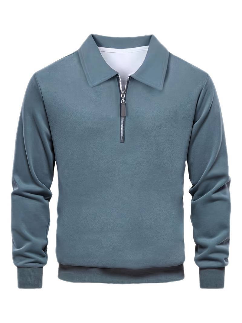 Men's Zipper Rugby Shirt