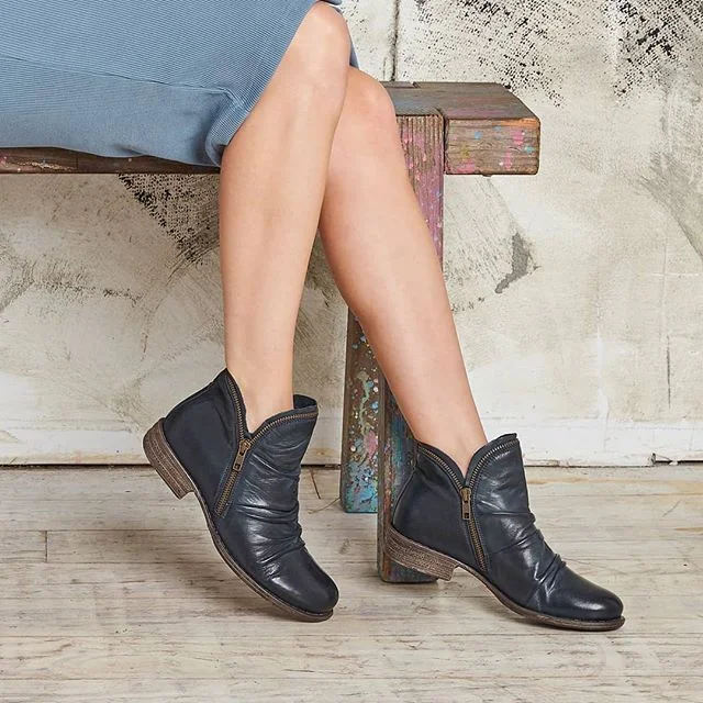Cozy Colorful Ankle Winter Boots