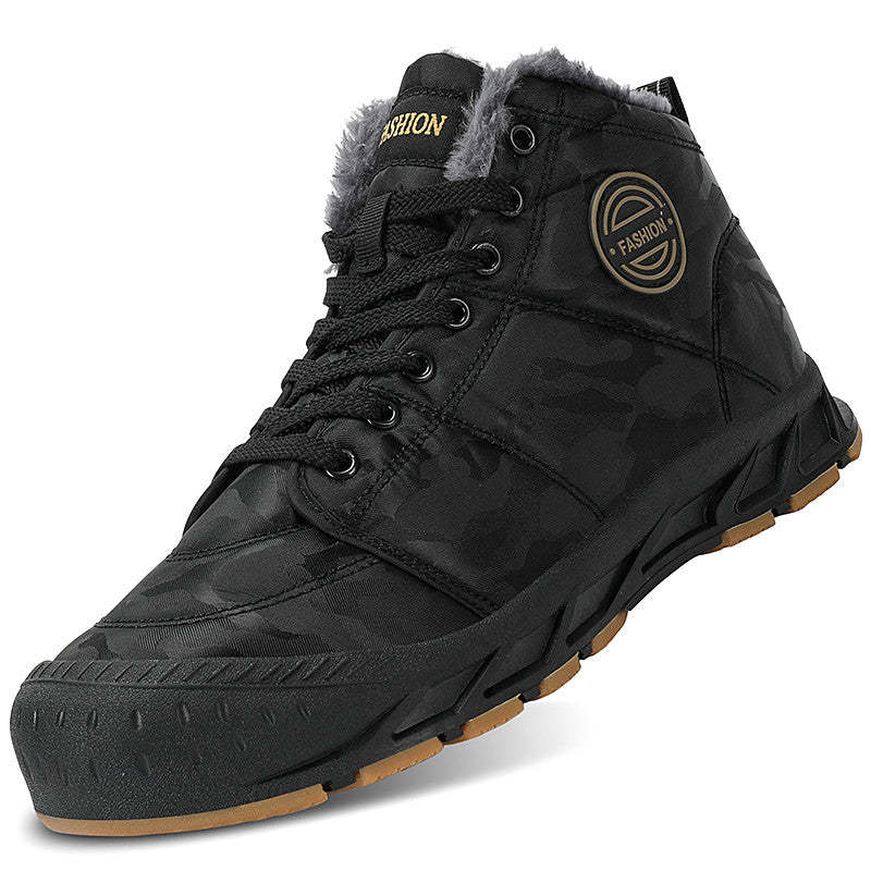 Ankle Boots For Men Thick Sole Winter Orthopedic Shoes