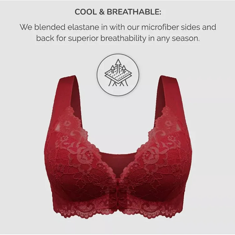Front Closure 5D Shaping Push Up Bra – Seamless, Beauty Back, Comfy