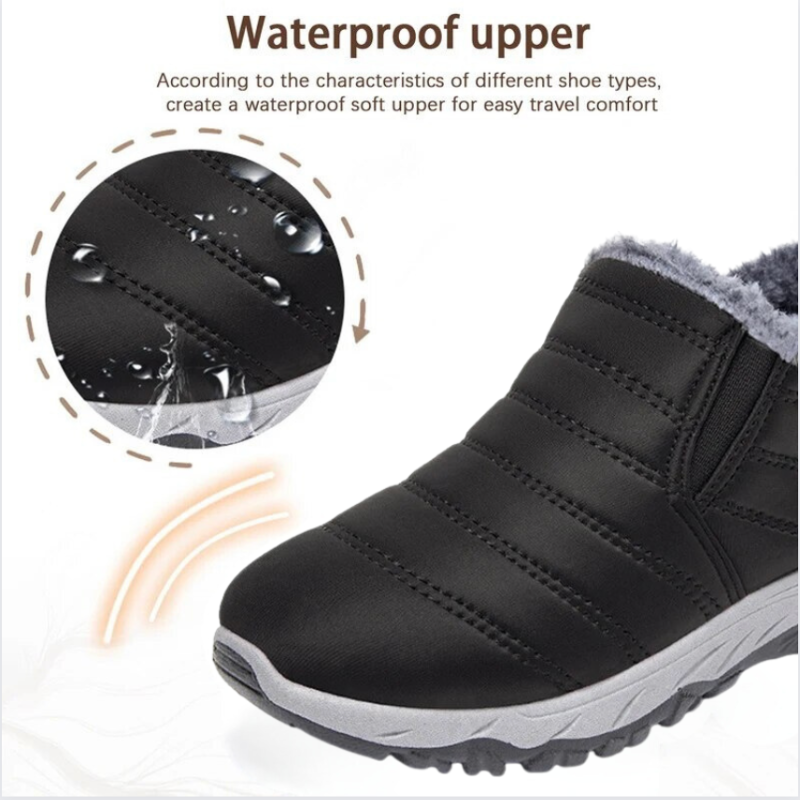 Best Orthopedic Boot Waterproofing Slip on Warm Fur Lining Boots