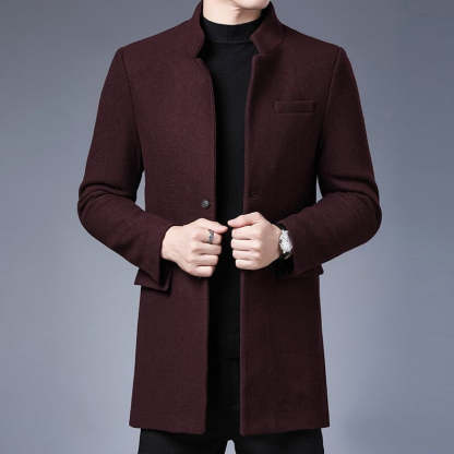 Effen Wool Trench Coat Windproof