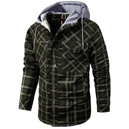 Flannel Fleece Winter Jacket