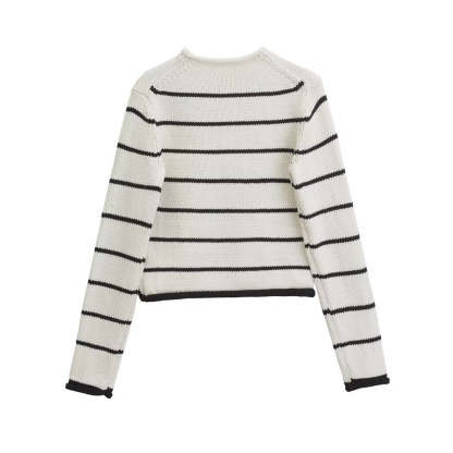 Women's Striped Knit Sweater