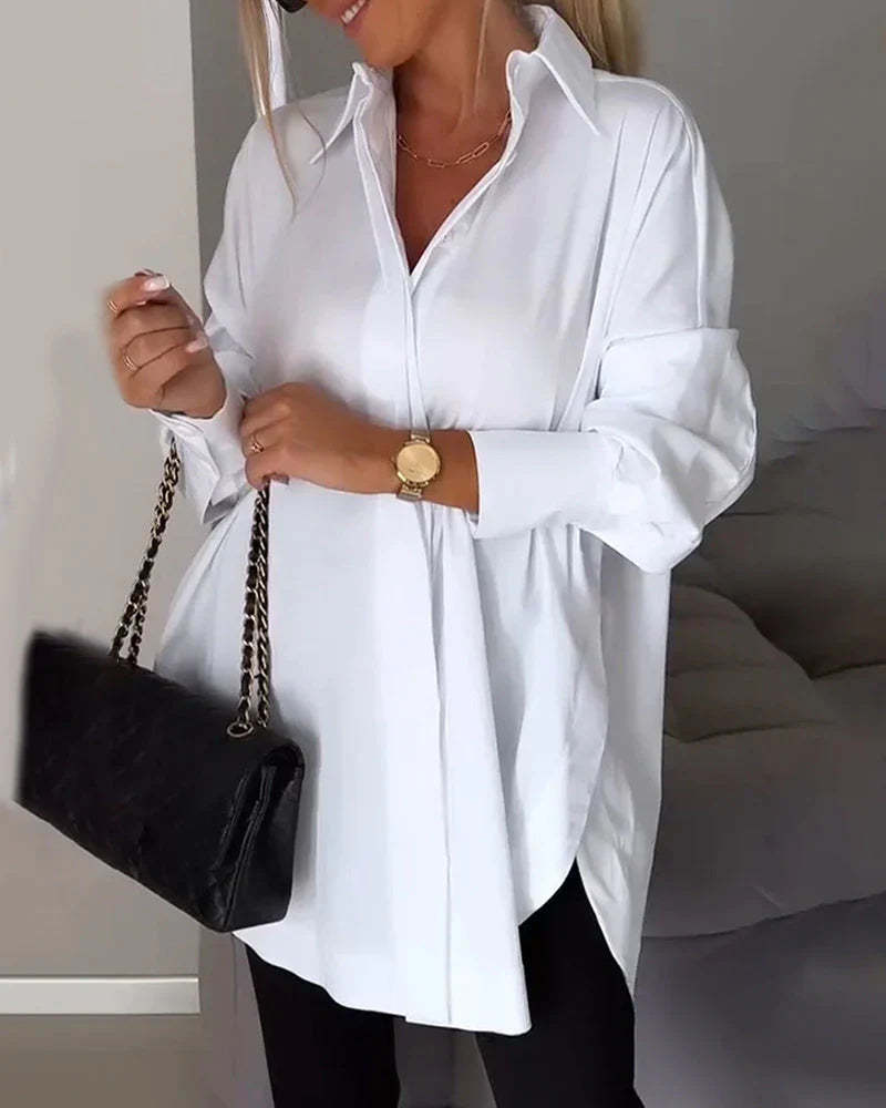 Long Sleeve Lapel Shirt