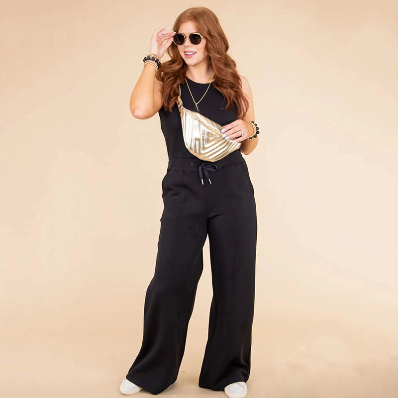 Air Essentials Sleeve Plain Jumpsuit