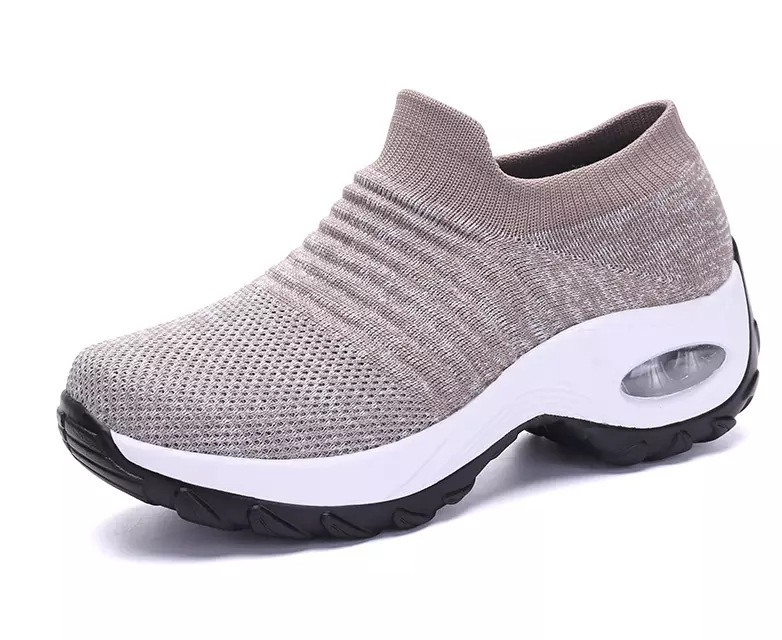 Slip on Orthopedic Walking Sneaker for Plantar Fasciitis With Arch Support