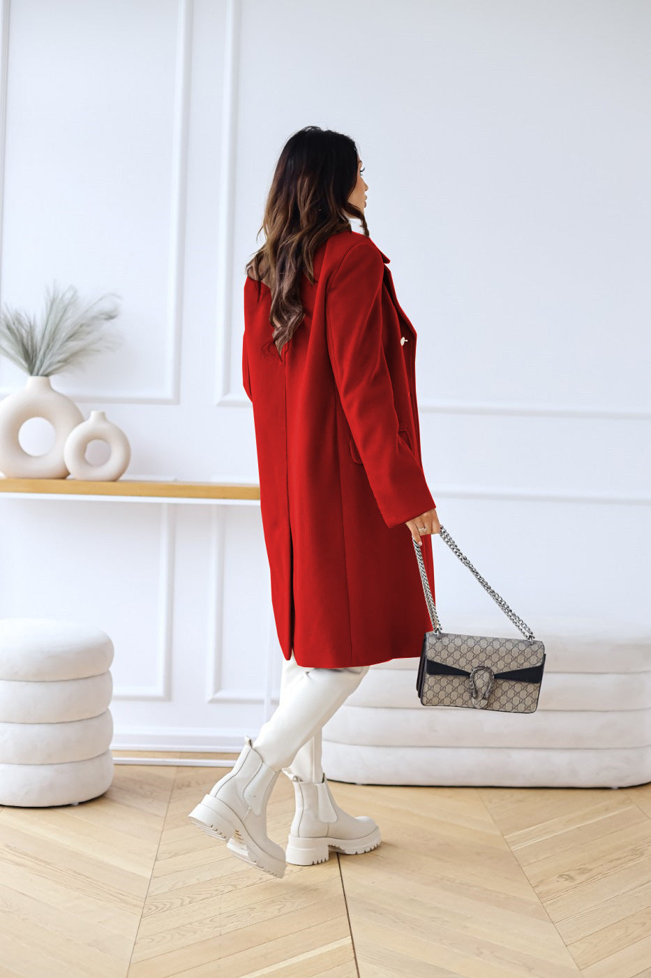 Double Breasted Wool Coat